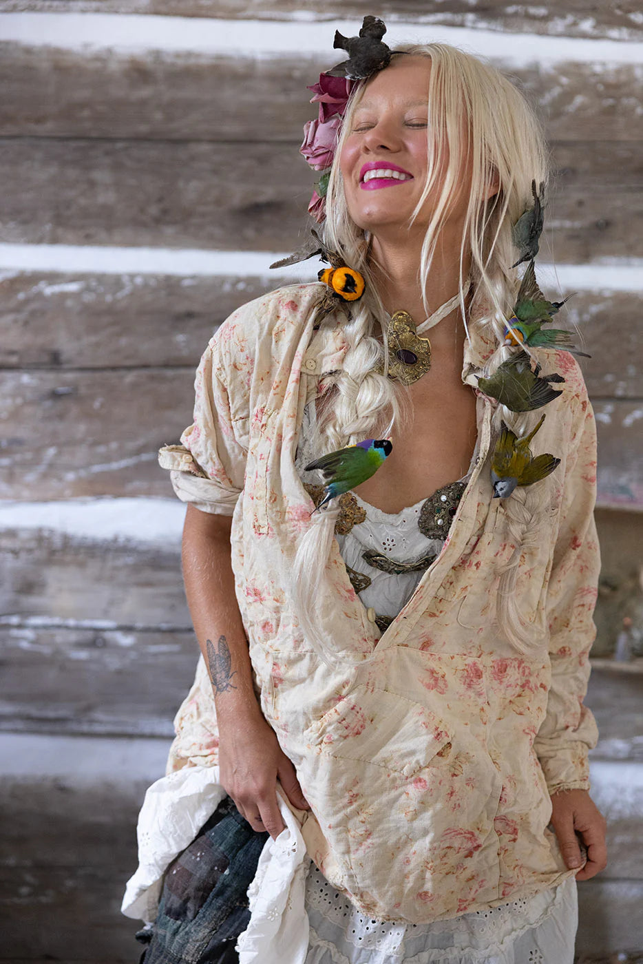 Magnolia Pearl Raya Shirt 1149 mother rose