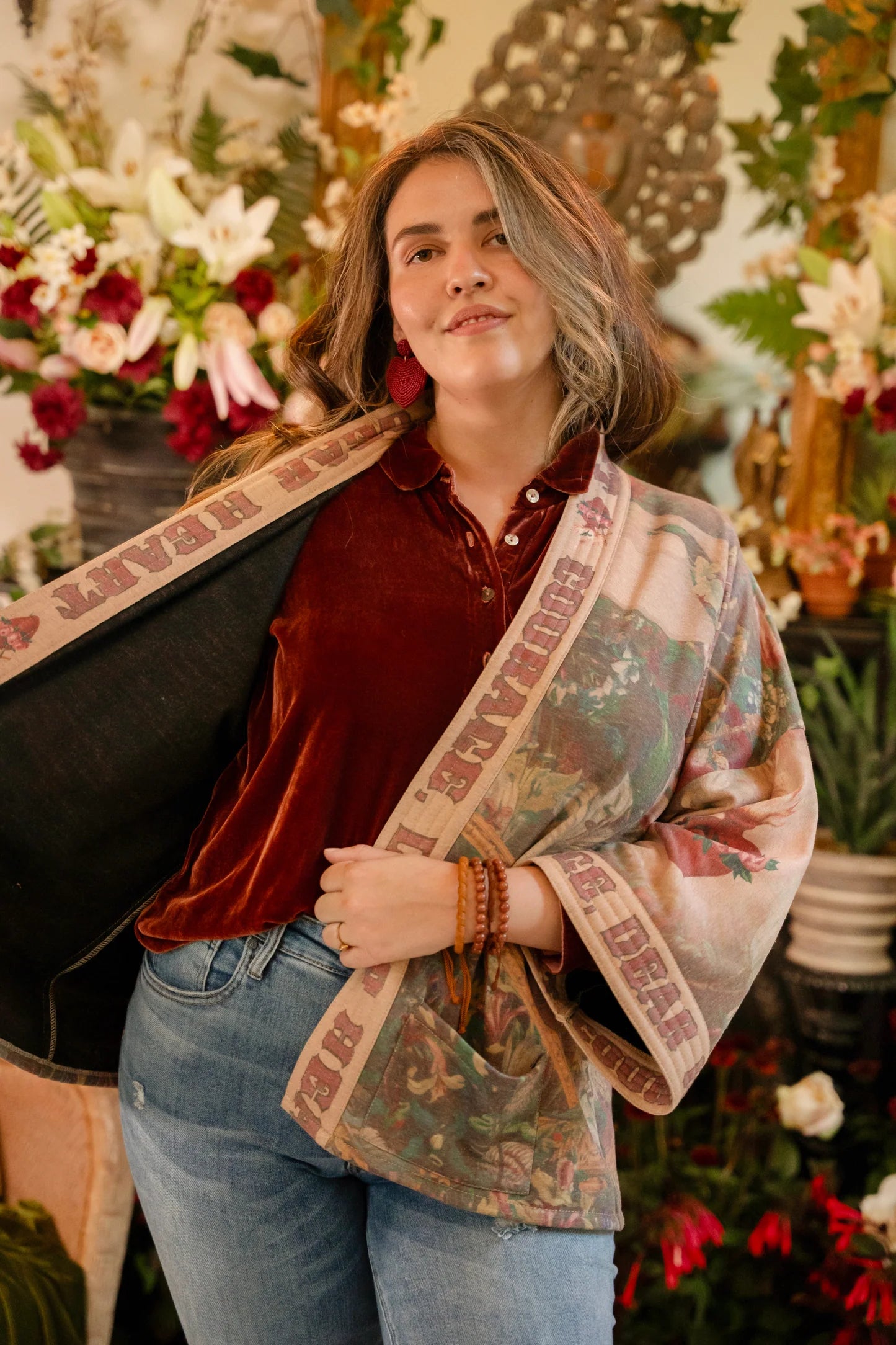 COURAGE DEAR HEART COTTAGE CARDIGAN market of stars