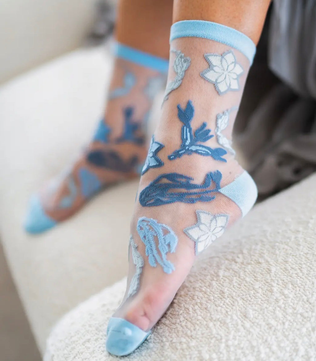 The hobbit Galadriel sheer crew socks