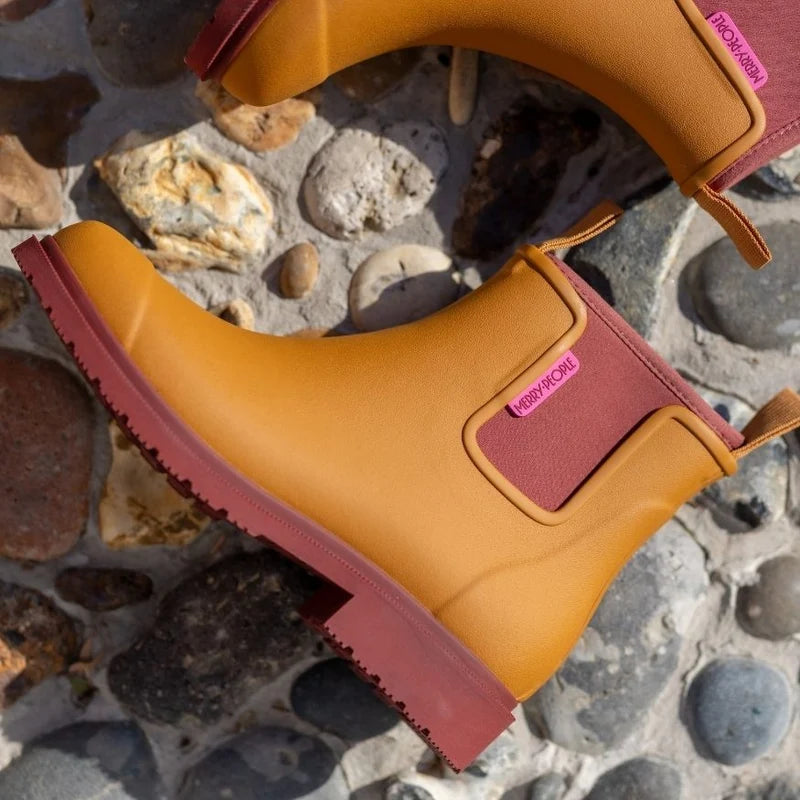 Merry people Bobbi boots ochre NEW