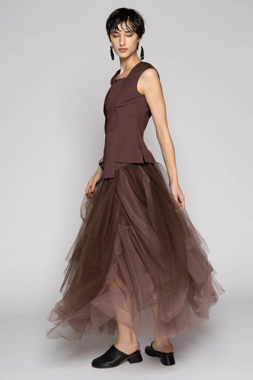 Dogstar Axis tulle skirt mauve