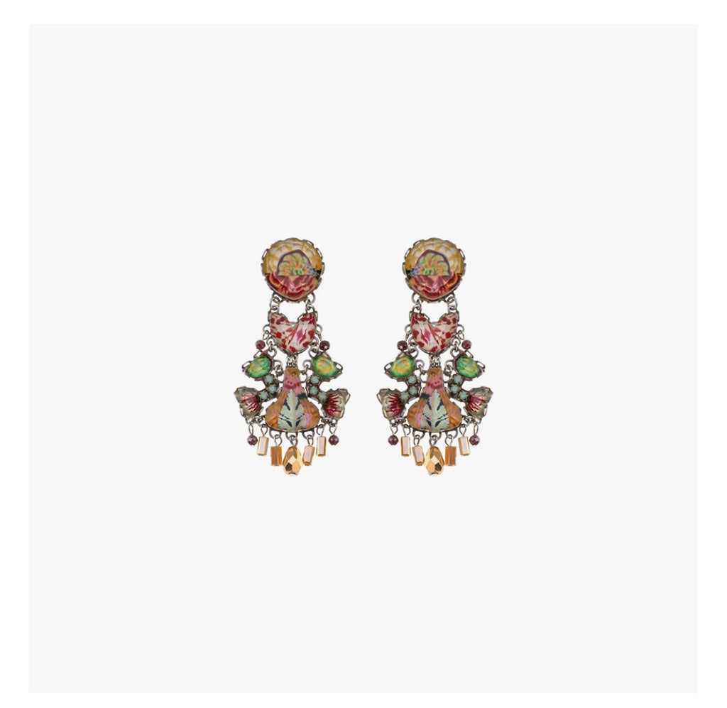Ayala bar Sunflower Surprise Set, Artisan Glass Earrings, Joyful R2421