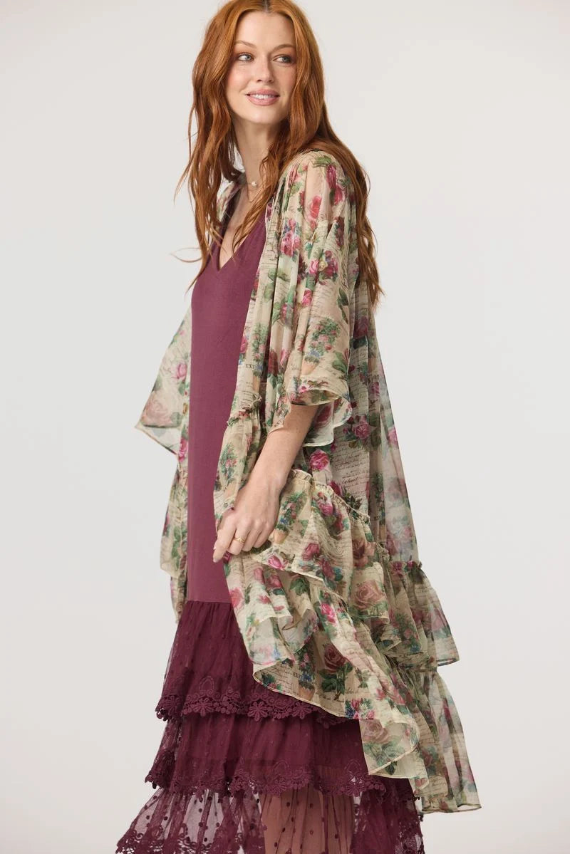 Miss Rose Sister Violet Titania duster O/S