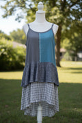 Lara Stone patchwork dress - short size 14