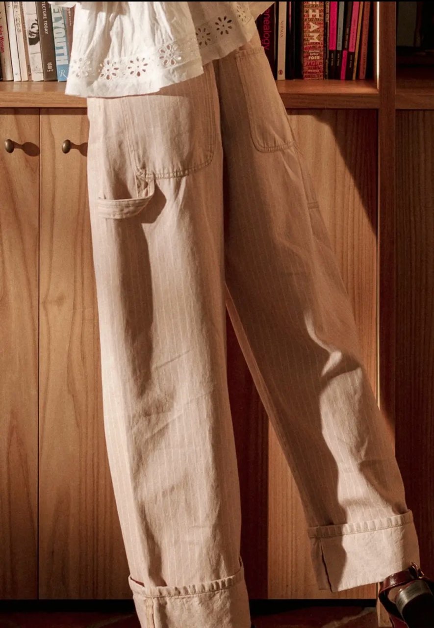 Miou Muse Pippy striped pants