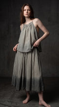 Boem parasol cotton voile skirt smoke