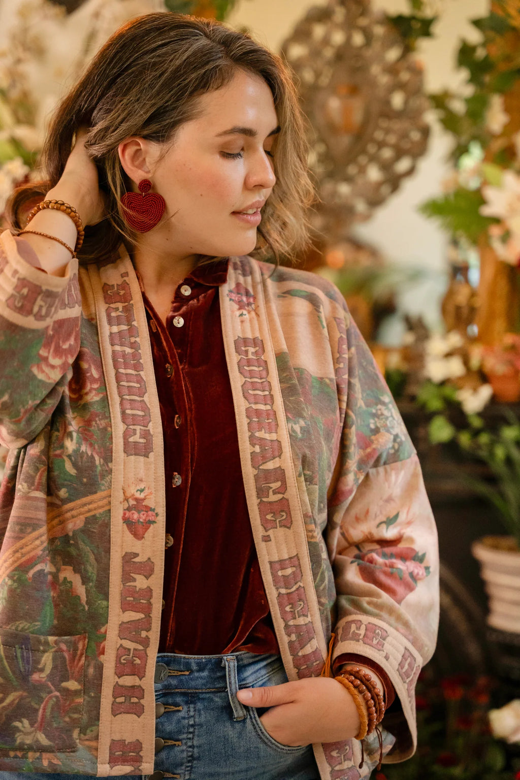 COURAGE DEAR HEART COTTAGE CARDIGAN market of stars