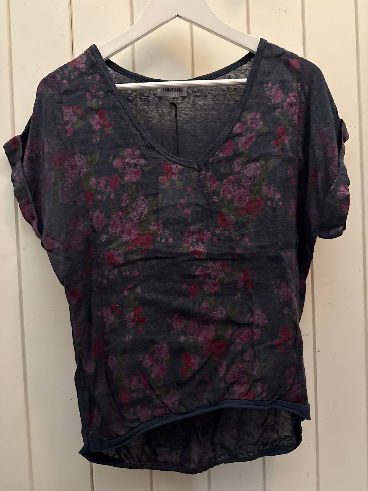 Frederic linen tees with elastic hem