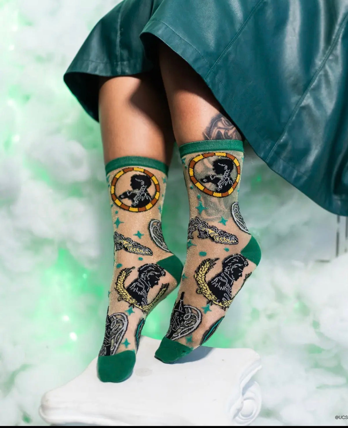 Wicked all roads leads to oz shimmer socks