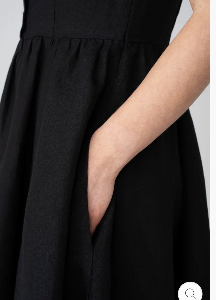 Son de flor classic dress black last one SALE