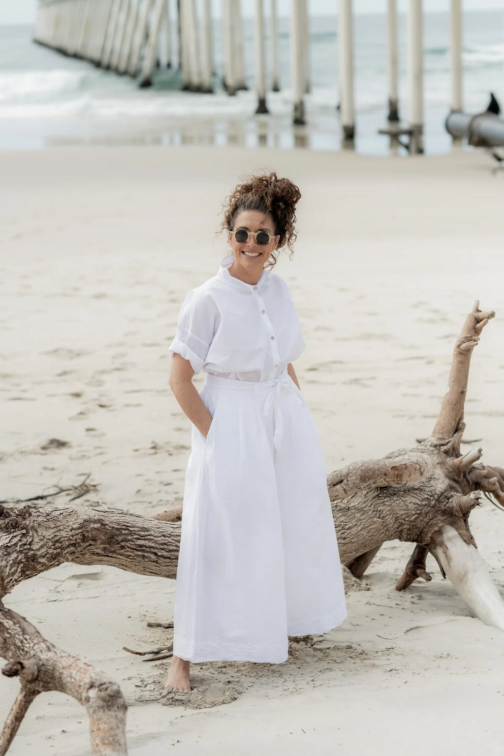 Megbydesign Sorrento shirt White