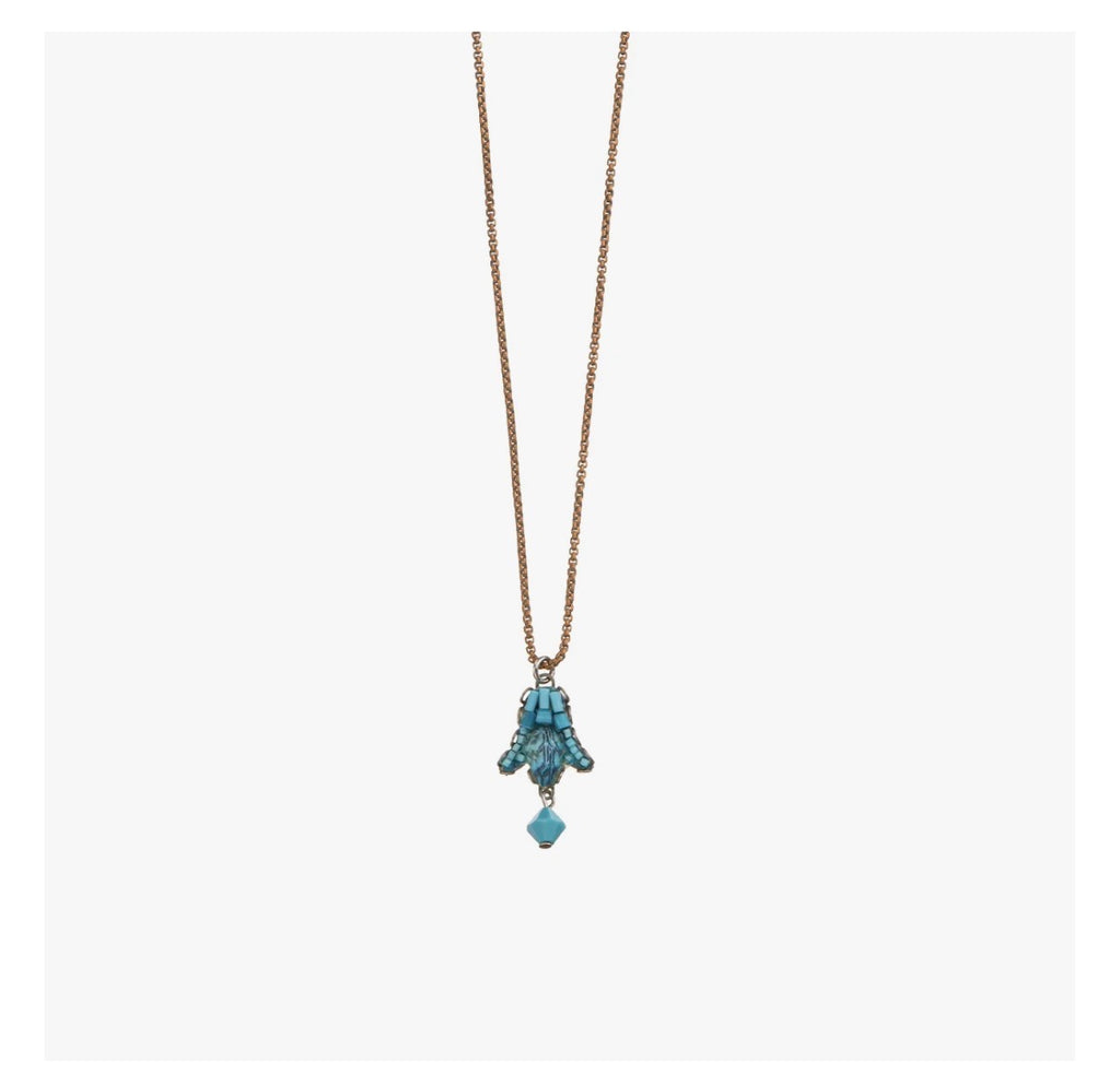 Ayala bar Blue Bayou Set, Blue Pendant Necklace, Cobalt C3627