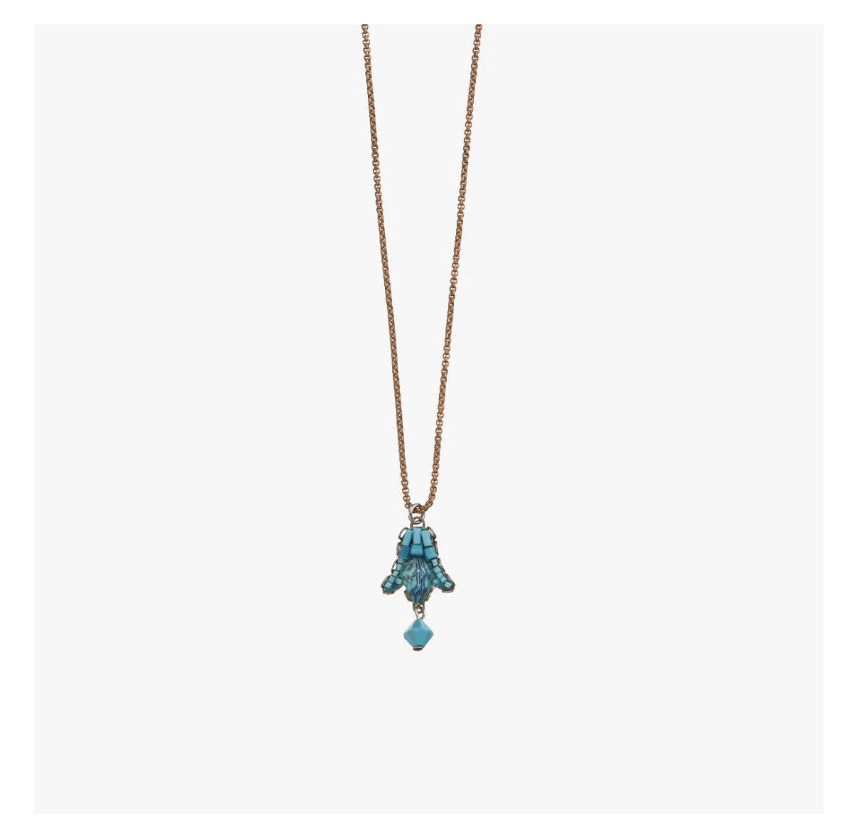 Ayala bar Blue Bayou Set, Blue Pendant Necklace, Cobalt C3627