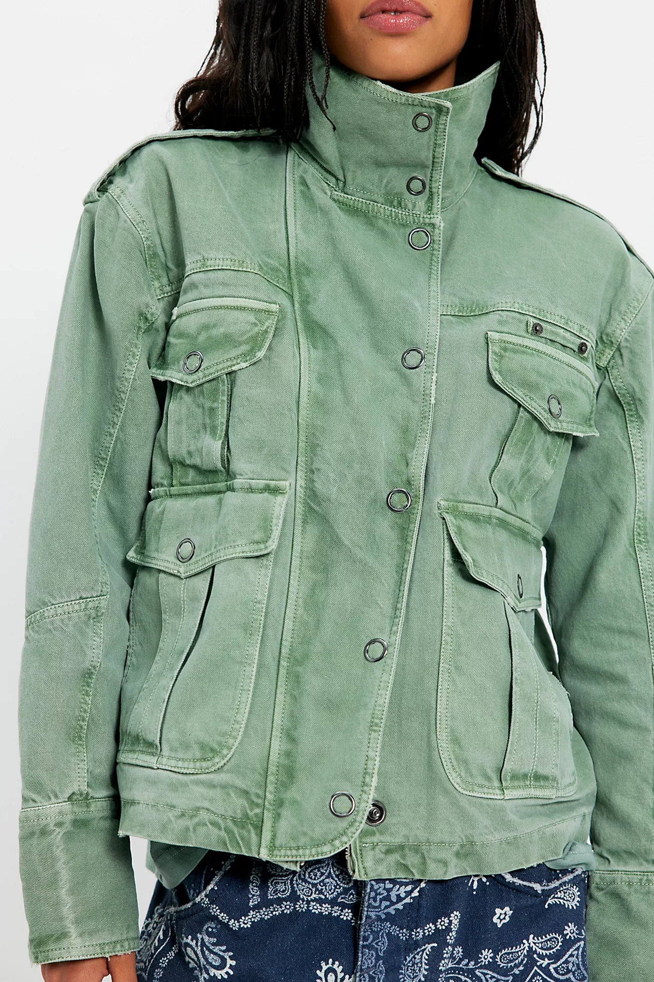 Free people kali jacket forest run