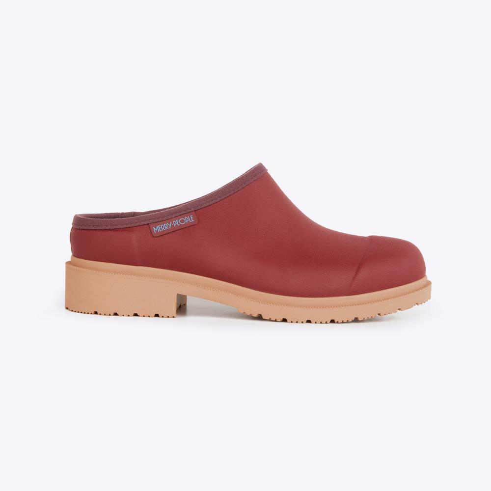Merry people Billie clog brick red