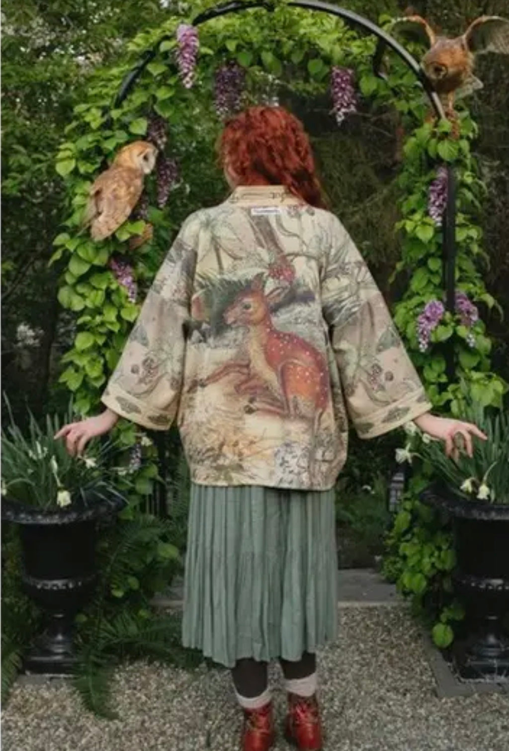 Pre order lovelight fleece cottage cadigan  kimono