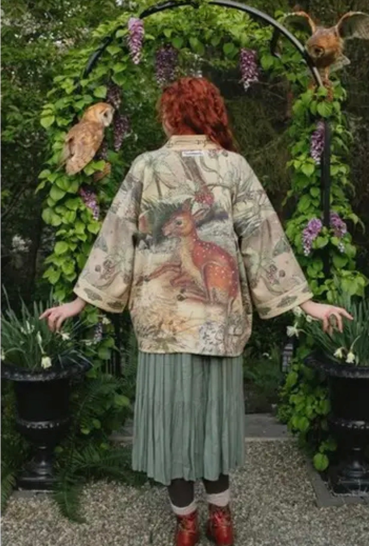 Pre order lovelight fleece cottage cadigan  kimono