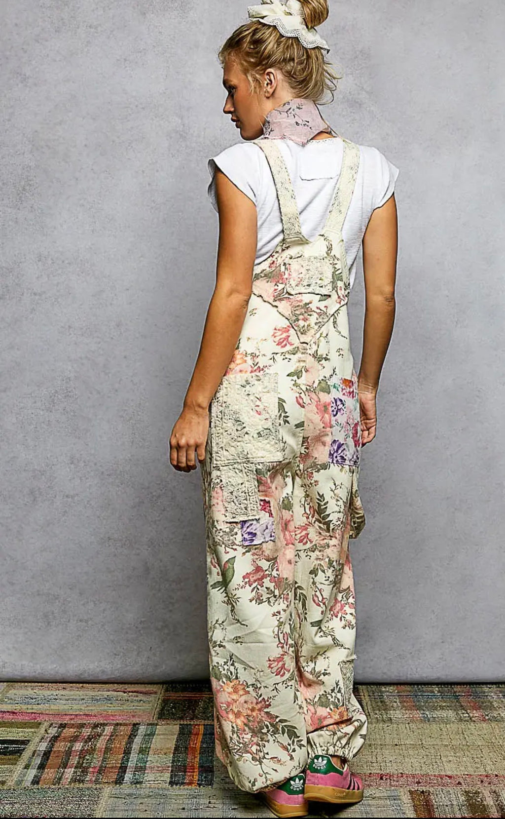Dolly floral overalls