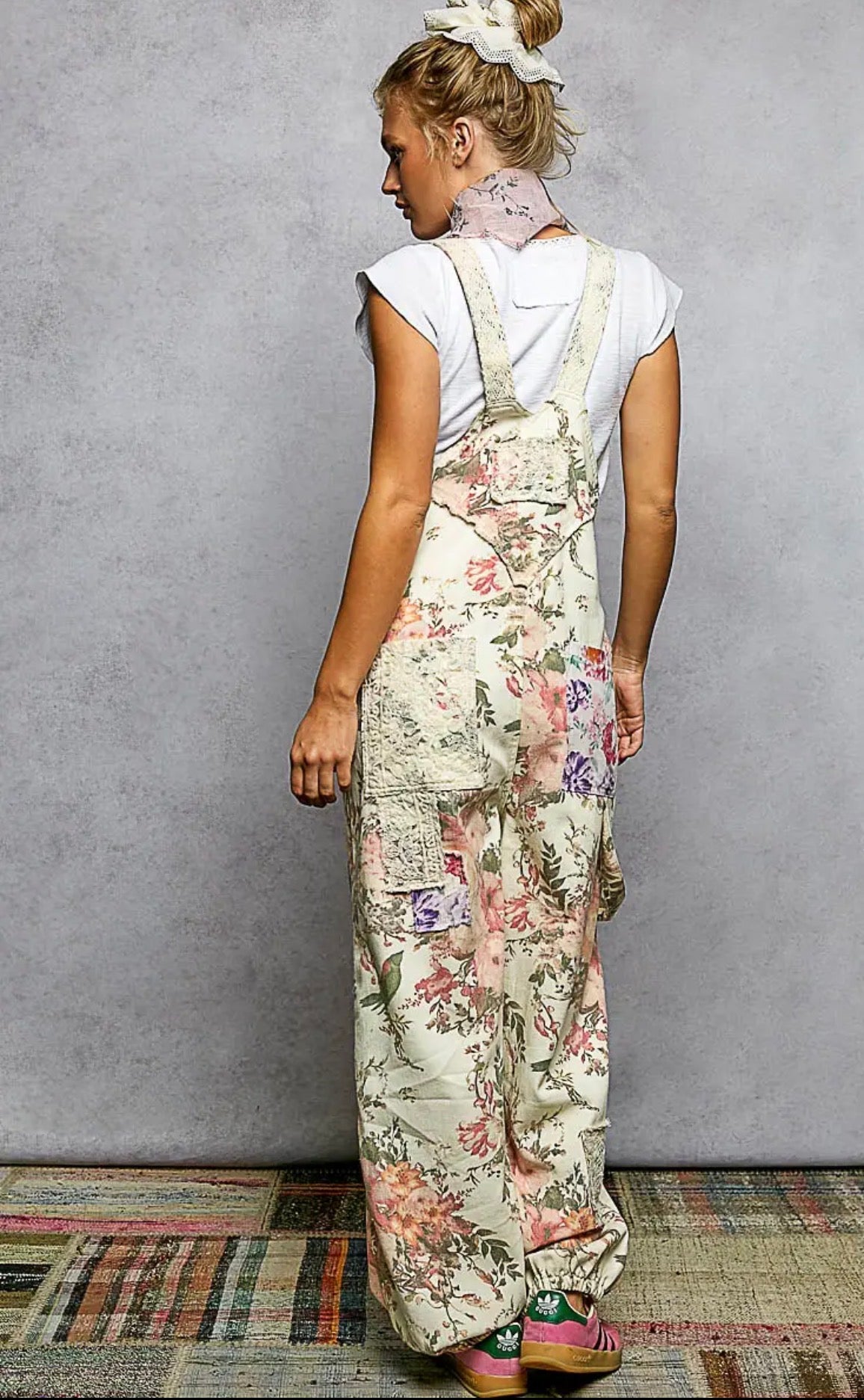 Dolly floral overalls