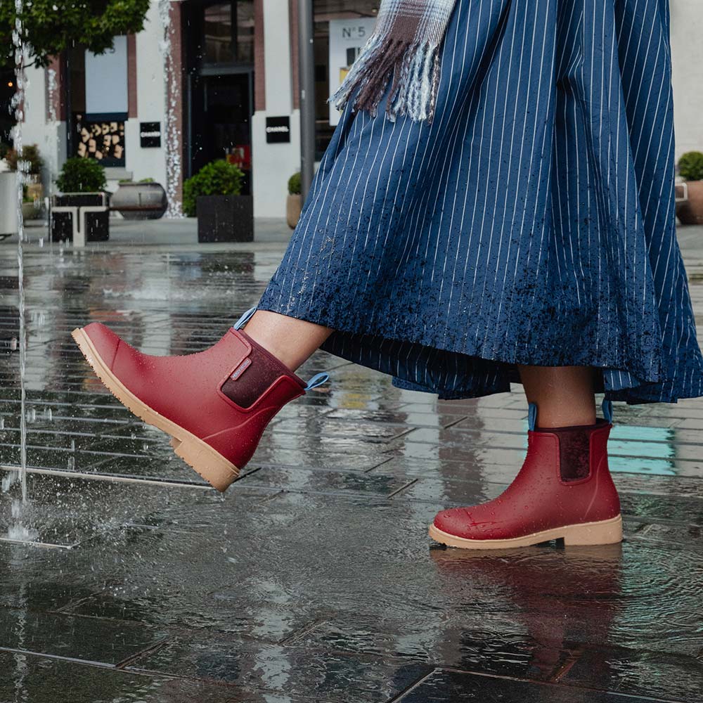 Merry people boots Bobbi brick red