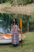 Montaigne Sartène in Multi Check Linen