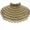 Sovereign gold beaded coller