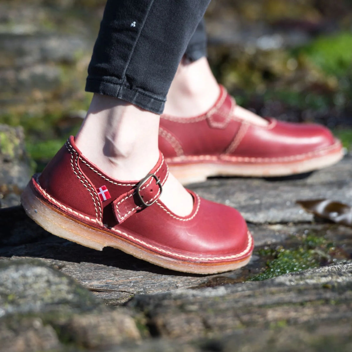Duck feet himmerland | pink, granate & jeans