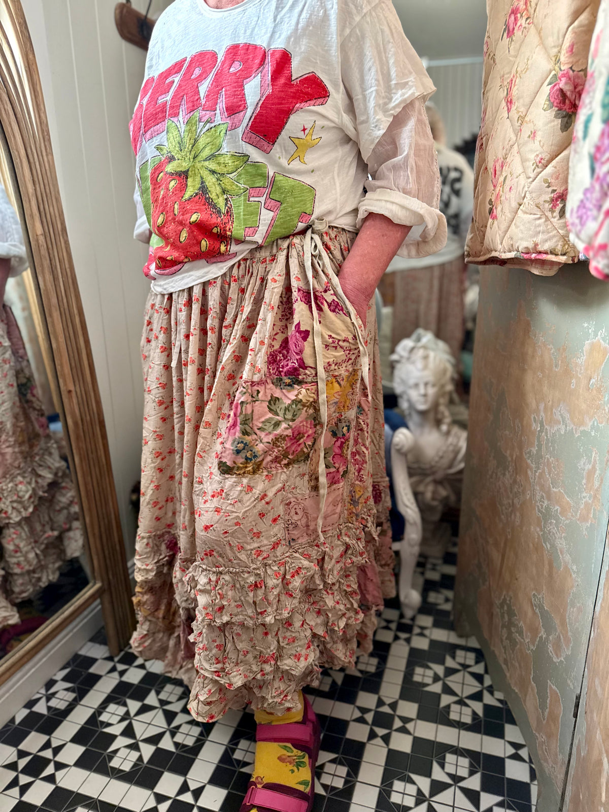 House of jaded gypsy sunspell  skirt canyon glow