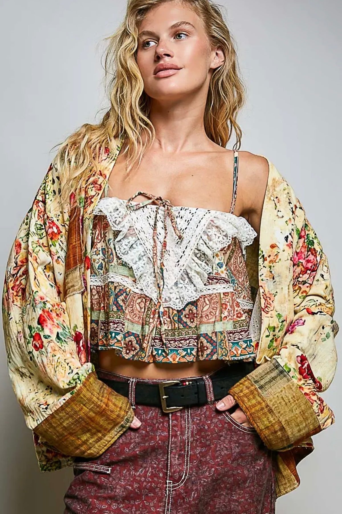 Penny jacket reversible light weight jacket