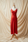 Otomo Marilyn Silk/linen slip long melon