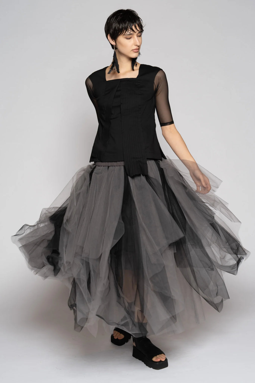 Dogstar Axis tulle skirt smoke