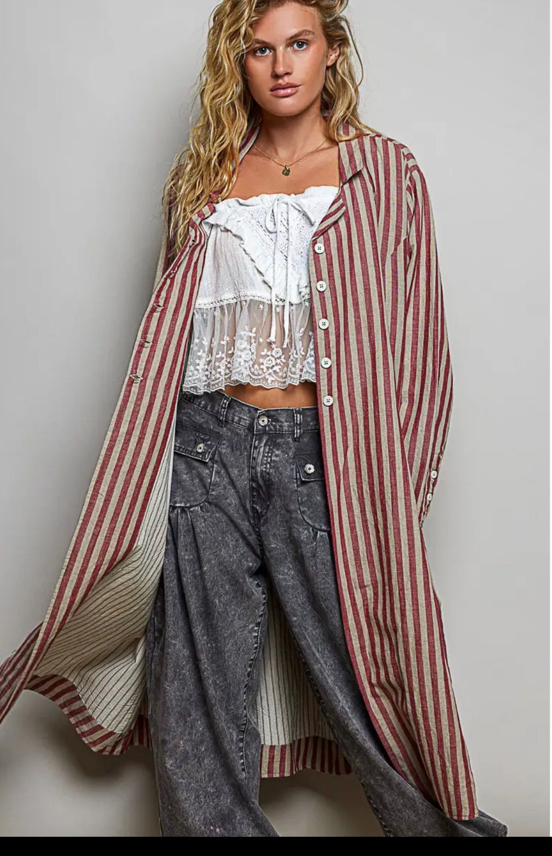 Felix Button Front Cotton coat