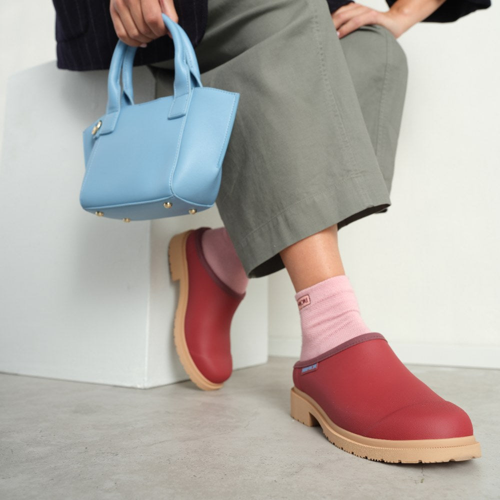 Merry people Billie clog brick red
