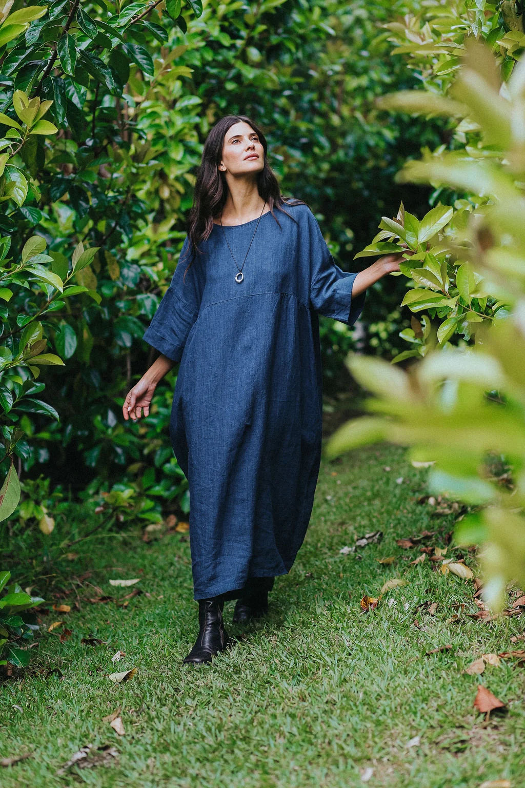 Montaigne Noa Indigo dress