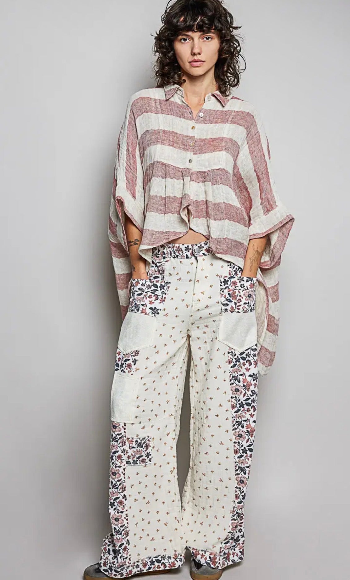 Lightweight linen Katinka top