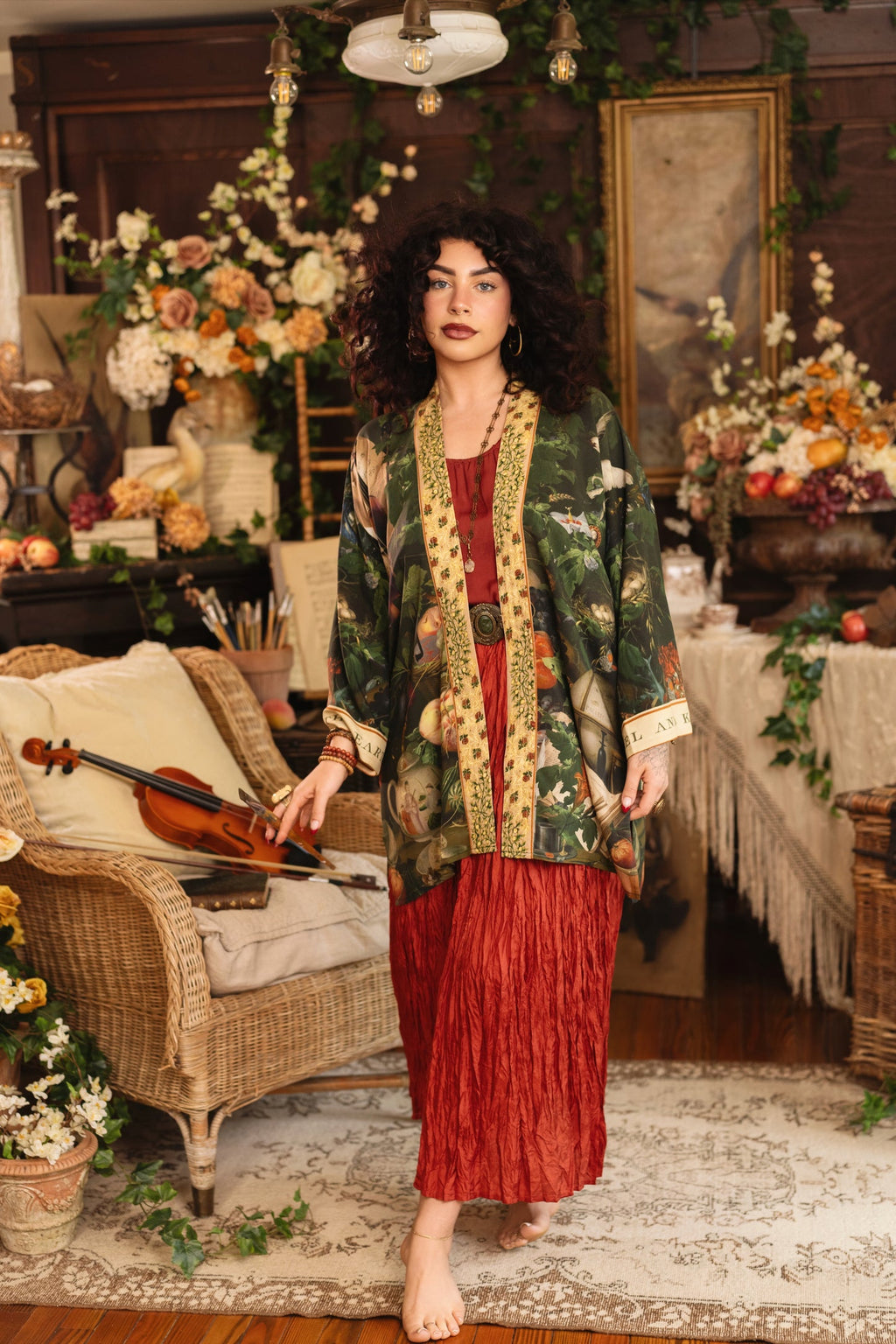 LABOUR OF LOVE MATINÉE DUSTER (MID-LENGTH)