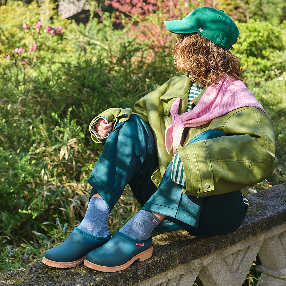 Merry people Billie clog brick teal