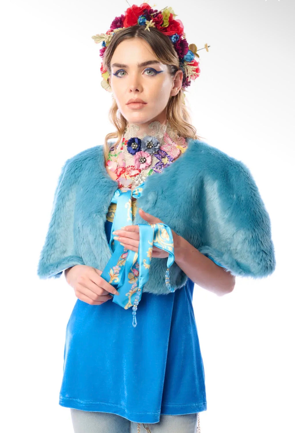 Aratta Grace Kelly  revesable fur cape