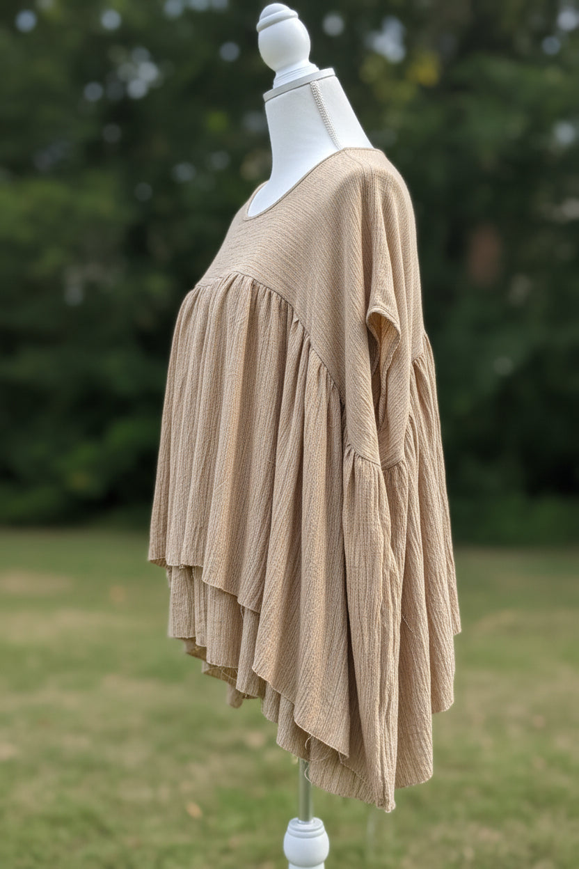 Lara Stone mustard top F/S