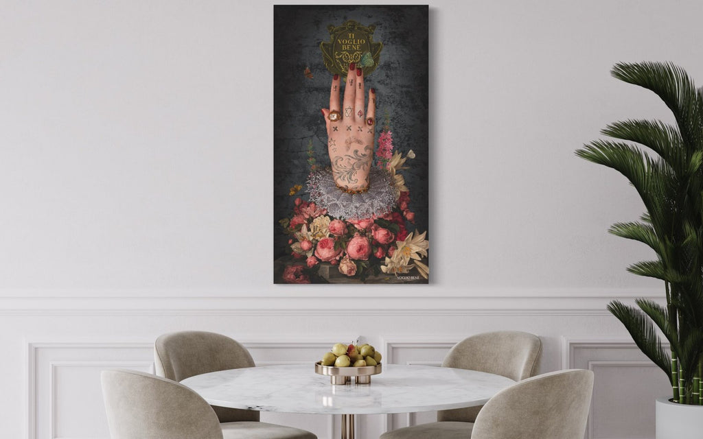 Voglio Bene wall hanging 77x137cm Mano Poderosa