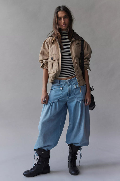 Free people lotus balloon jeans we the free