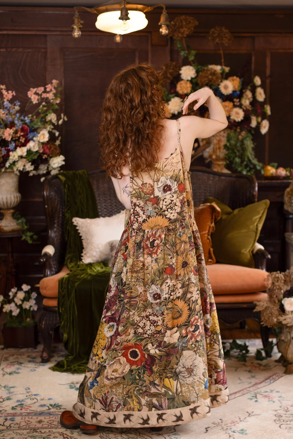 GOLDEN HOUR BOHÉME SLIP DRESS market of stars