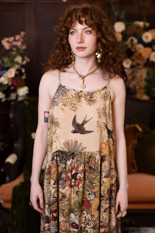 GOLDEN HOUR BOHÉME SLIP DRESS market of stars