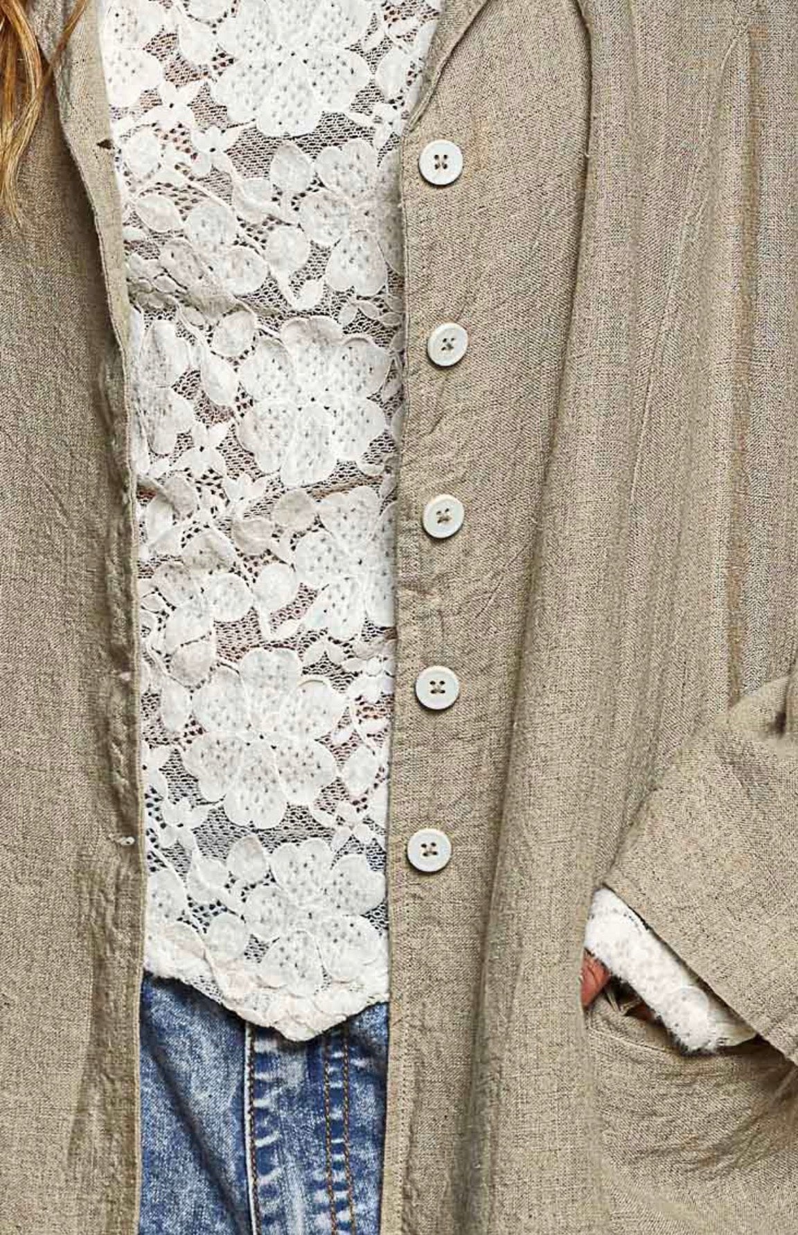 Long sleeve Jedda long cotton coat