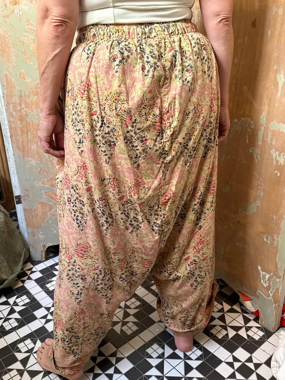 House of Jaded Gypsy Sagebrush Sky Harem Pants