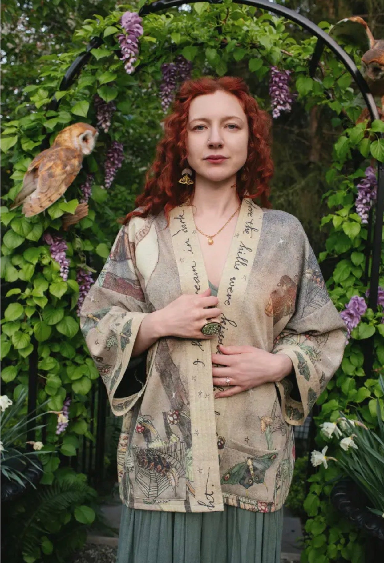 Pre order lovelight fleece cottage cadigan  kimono