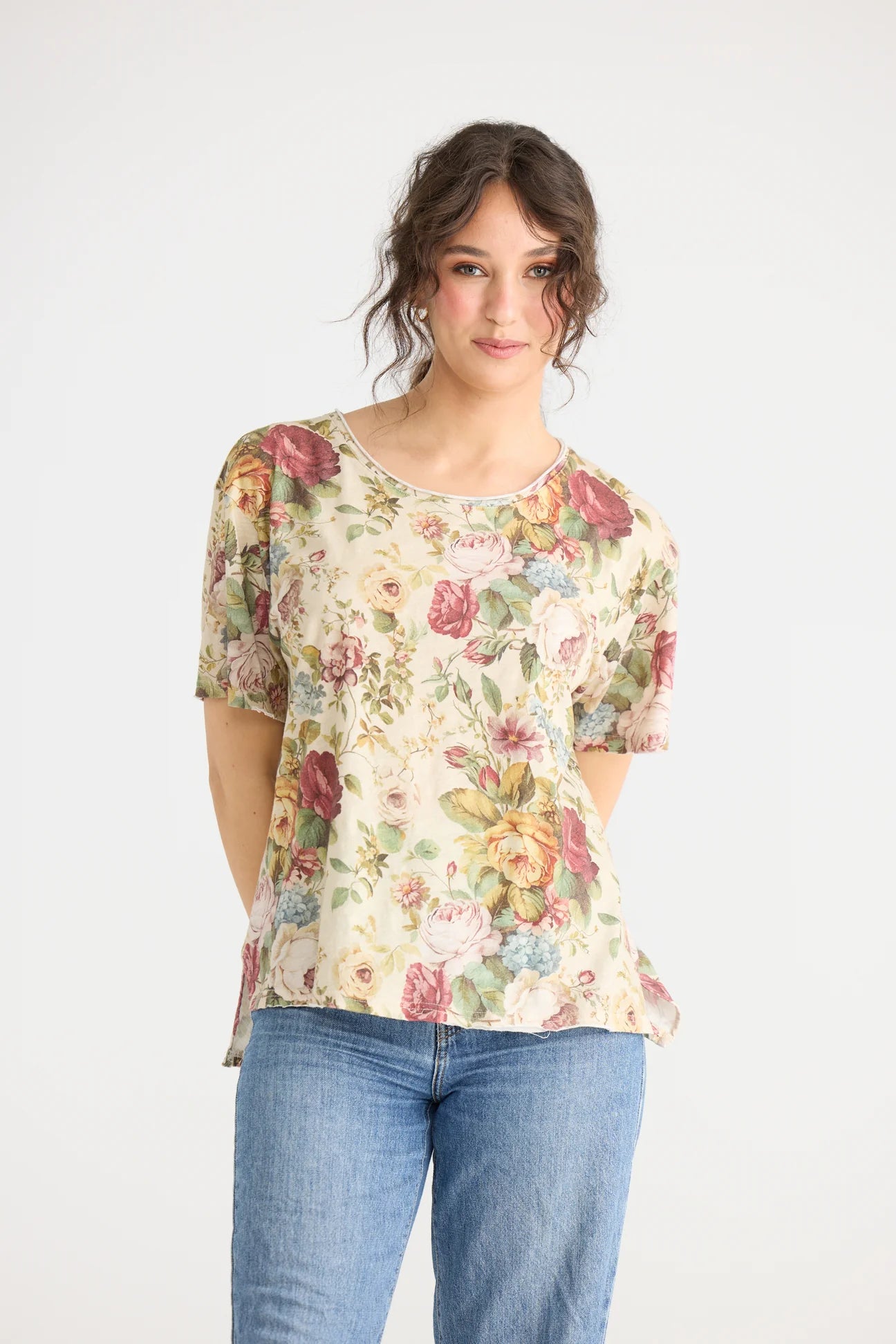 Miss roses sister  violet rose garden tee