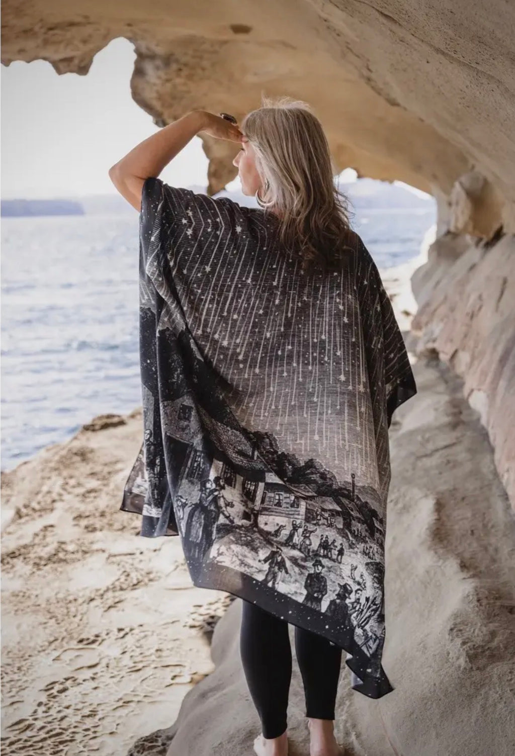 Market of stars stargazer goddess duster celestial print