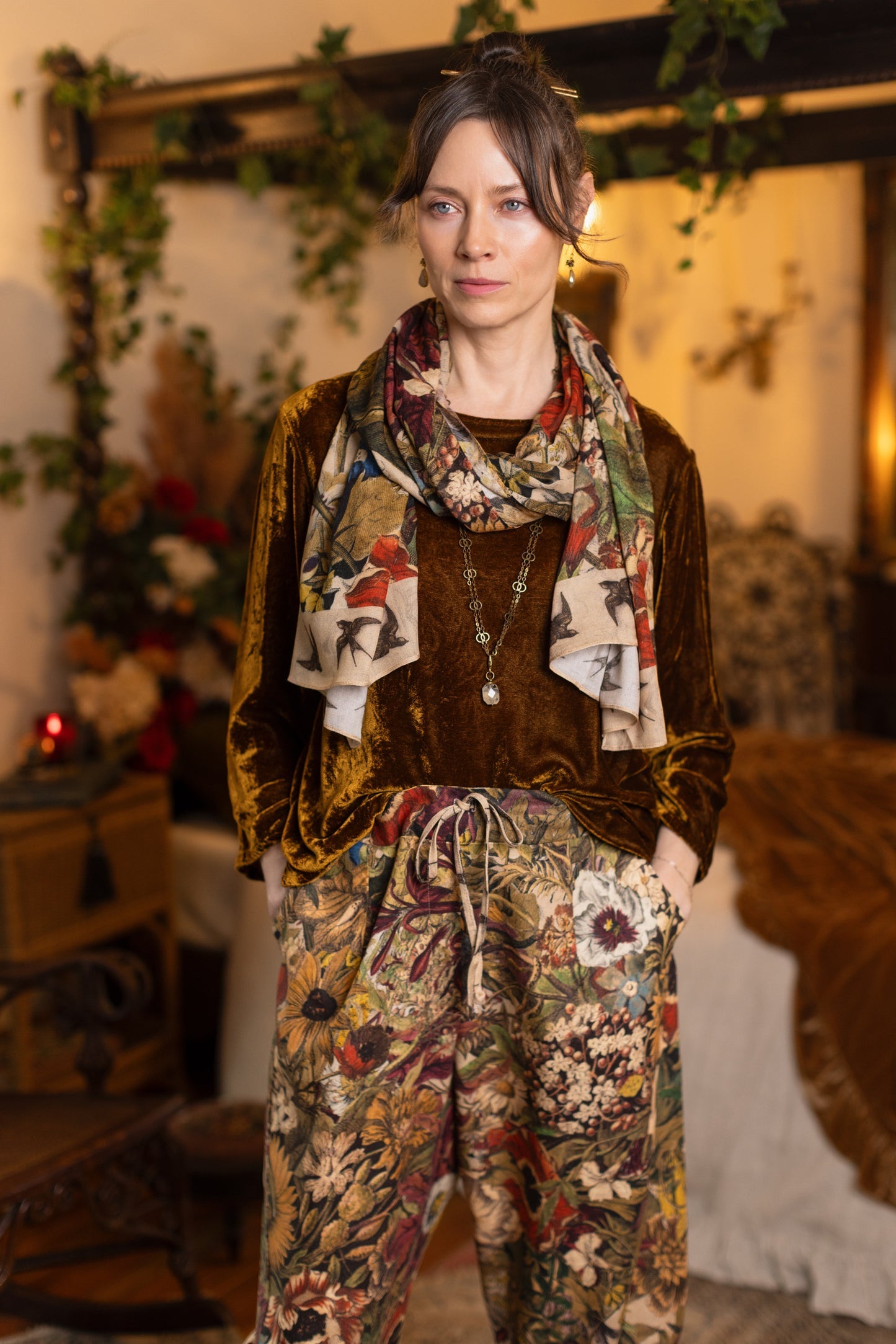 Market of stars golden hour scarf
