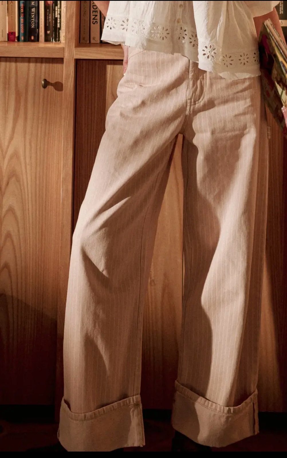 Miou Muse Pippy striped pants